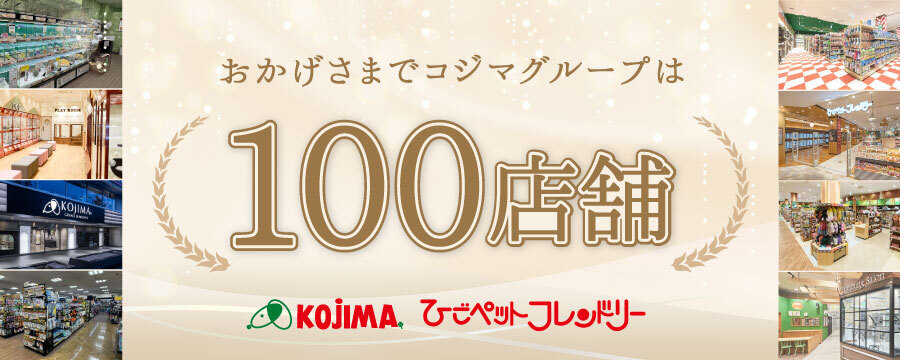 コジマグループ 国内出店100店舗達成のお知らせ