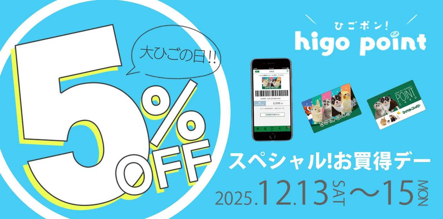 大ひごの日・５％OFFデー